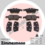 Piduriklotsi komplekt, ketaspidur ZIMMERMANN 23482.165.2