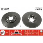 Piduriketas TRW DF4027