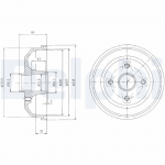 Piduritrummel DELPHI BF471