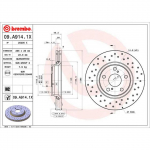 Piduriketas BREMBO 09.A914.1X