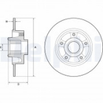 Piduriketas DELPHI BG9137RS