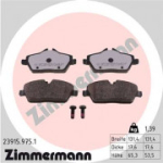 Piduriklotsi komplekt,ketaspidur ZIMMERMANN 23915.975.1
