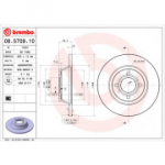 Piduriketas BREMBO 08.5709.10