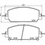 Piduriklotsi komplekt, ketaspidur BREMBO P 28 098