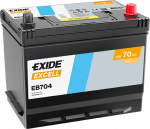 Aku EXIDE Excell EB704 70Ah 540A