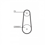 Hammasrihm GATES 5383XS