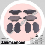 Piduriklotsi komplekt, ketaspidur ZIMMERMANN 23934.180.1