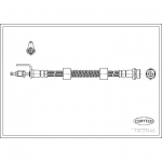 Pidurivoolik CORTECO 19033498