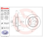 Piduriketas BREMBO 08.C172.21