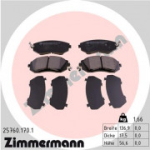 Piduriklotsi komplekt, ketaspidur ZIMMERMANN 25760.170.1