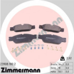 Piduriklotsi komplekt, ketaspidur ZIMMERMANN 23908.180.2