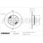 Piduriketas FREMAX BD-4705