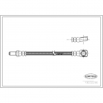 Pidurivoolik CORTECO 19032296