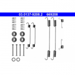 Lisakomplekt, piduriklotsid ATE 03.0137-9208.2