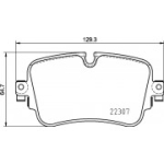 Piduriklotsi komplekt, ketaspidur BREMBO P 85 161