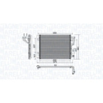 Kondensaator, kliimaseade MAGNETI MARELLI 350203976000