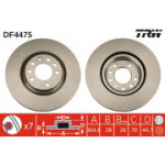 Piduriketas TRW DF4475