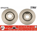 Piduriketas TRW DF4237S