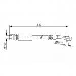 Pidurivoolik BOSCH 1 987 476 691