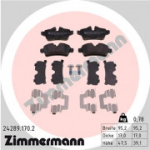 Piduriklotsi komplekt, ketaspidur ZIMMERMANN 24289.170.2