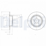 Piduriketas DELPHI BG3873