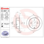 Piduriketas BREMBO 08.B667.11