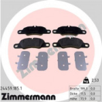 Piduriklotsi komplekt, ketaspidur ZIMMERMANN 24459.185.1