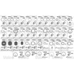 O-r&otilde;ngas-paranduskompl. VALEO 509724