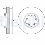 Piduriketas DELPHI BG9150