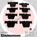 Piduriklotsi komplekt, ketaspidur ZIMMERMANN 24205.165.1