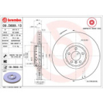 Piduriketas BREMBO 09.D899.13