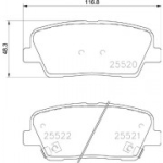 Piduriklotsi komplekt, ketaspidur BREMBO P 30 104