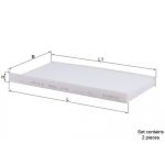 Filter, salongi&otilde;hk KNECHT LA 468/S