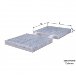 Filter, salongi&otilde;hk KNECHT LAK 630/S