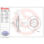 Piduriketas BREMBO 09.7824.10
