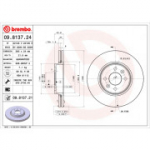 Piduriketas BREMBO 09.8137.21