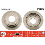 Piduriketas TRW DF7061S