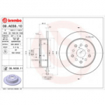Piduriketas BREMBO 08.A038.11