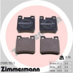 Piduriklotsi komplekt, ketaspidur ZIMMERMANN 21305.155.1