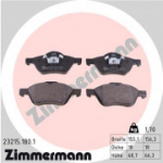 Piduriklotsi komplekt, ketaspidur ZIMMERMANN 23215.180.1