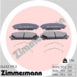 Piduriklotsi komplekt, ketaspidur ZIMMERMANN 24452.175.2