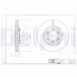 Piduriketas DELPHI BG4175
