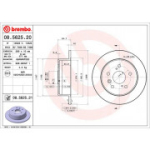 Piduriketas BREMBO 08.5625.21