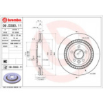 Piduriketas BREMBO 09.D393.11