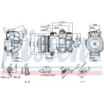 Kompressor, kliimaseade NISSENS 890696
