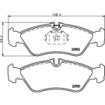 Piduriklotsi komplekt, ketaspidur HELLA 8DB 355 014-401