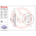 Piduriketas BREMBO 09.7825.10