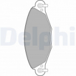 Piduriklotsi komplekt, ketaspidur DELPHI LP1655
