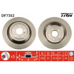Piduriketas TRW DF7352