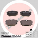 Piduriklotsi komplekt, ketaspidur ZIMMERMANN 23224.165.1